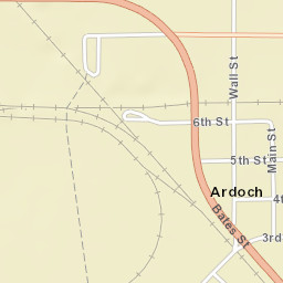 Bates Street, Ardoch, ND 58261, USA Street Map