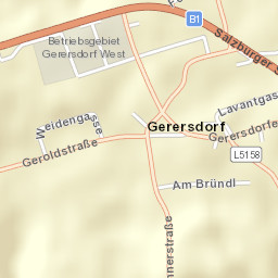 Gerersdorf Street Map