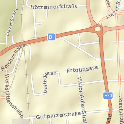 Sankt Pölten Stadt Street Map