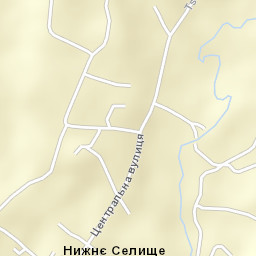 Nyzhnye Selyshche Street Map