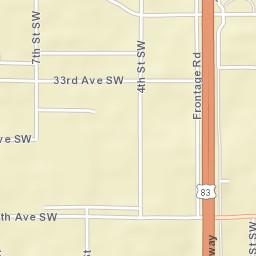 548-550 32nd Avenue Southwest, Minot Street Map