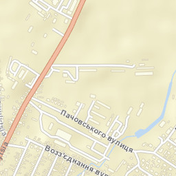 Khusts’ka Mis’krada Street Map