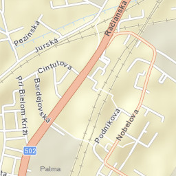 Okres Bratislava III Street Map