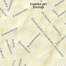 Ivanka pri Dunaji Street Map