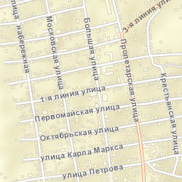 Belaya Kalitva Street Map