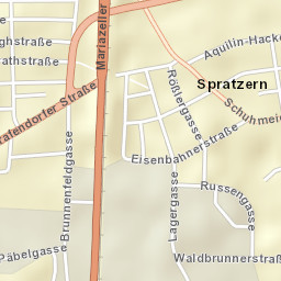 Spratzern Street Map