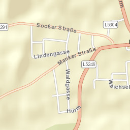 Hürm Street Map