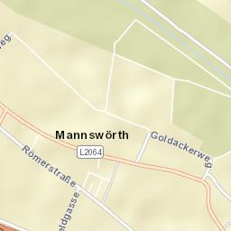 Mannswörth Street Map