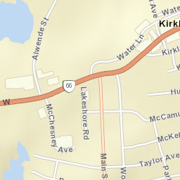 Kirkland Lake Street Map