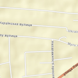 Pidvynohradiv Street Map