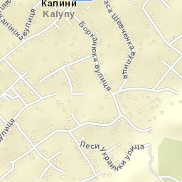Kalyny Street Map