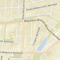 Krasnyy Luch Street Map