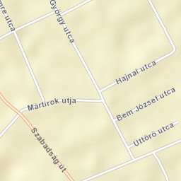 Gyulaháza Street Map