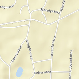 Ibrány Street Map