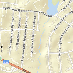 Antratsyt Street Map