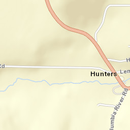 Hunters Campground Road, Hunters, WA Street Map