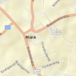 Mank Street Map