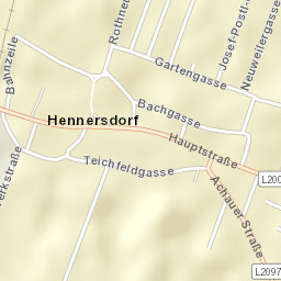 Hennersdorf Street Map