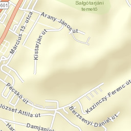 Salgótarjáni Járás Street Map