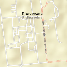 Pidhorodna Street Map