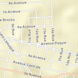 Abitibi-Témiscamingue Street Map