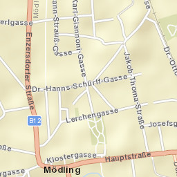 Mödling Street Map