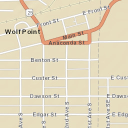 S 3rd Ave Wolf Point MT 59201 Street Map