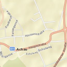 Achau Street Map