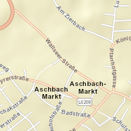 Aschbach Markt Street Map