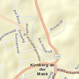 Kirnberg an der Mank Street Map
