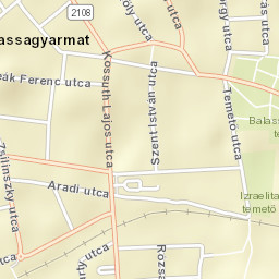 Balassagyarmat Street Map