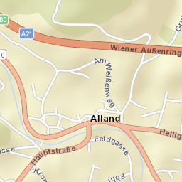 Alland Street Map