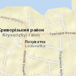 Lozuvatka Street Map