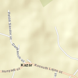 Kazár Street Map
