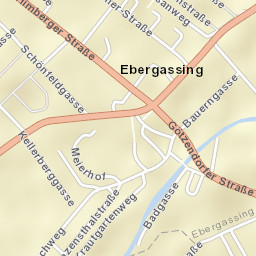 Ebergassing Street Map