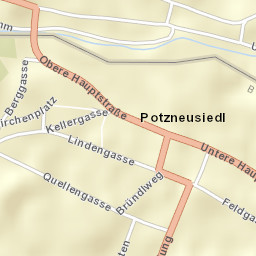 Potzneusiedl Street Map