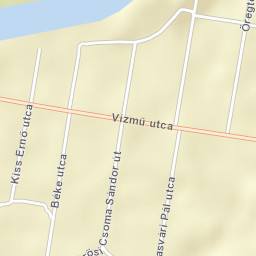 Tiszadada Street Map