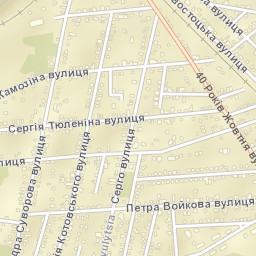 Snizhne Street Map