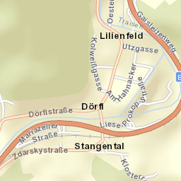 Lilienfeld Street Map