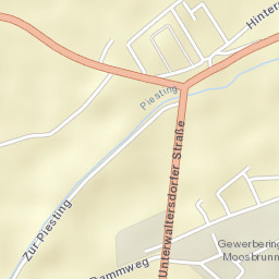 Moosbrunn Street Map