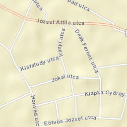 Tiszalök Street Map