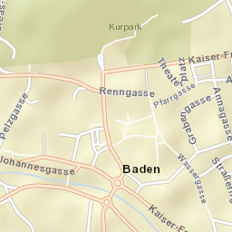 Baden Street Map