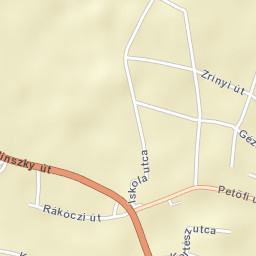 Nagyoroszi Street Map