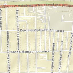 Kurakhovo Street Map