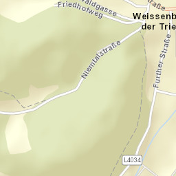 Weissenbach an der Triesting Street Map