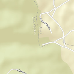 Politischer Bezirk Baden Street Map