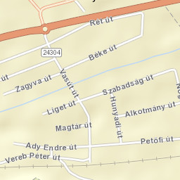 Mátraverebély Street Map