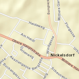 Nickelsdorf Street Map
