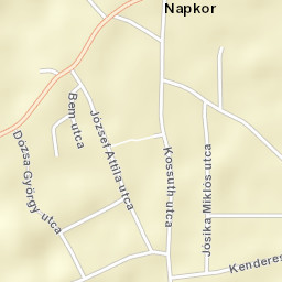 Napkor Street Map