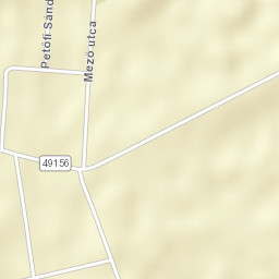 Ófehértó Street Map